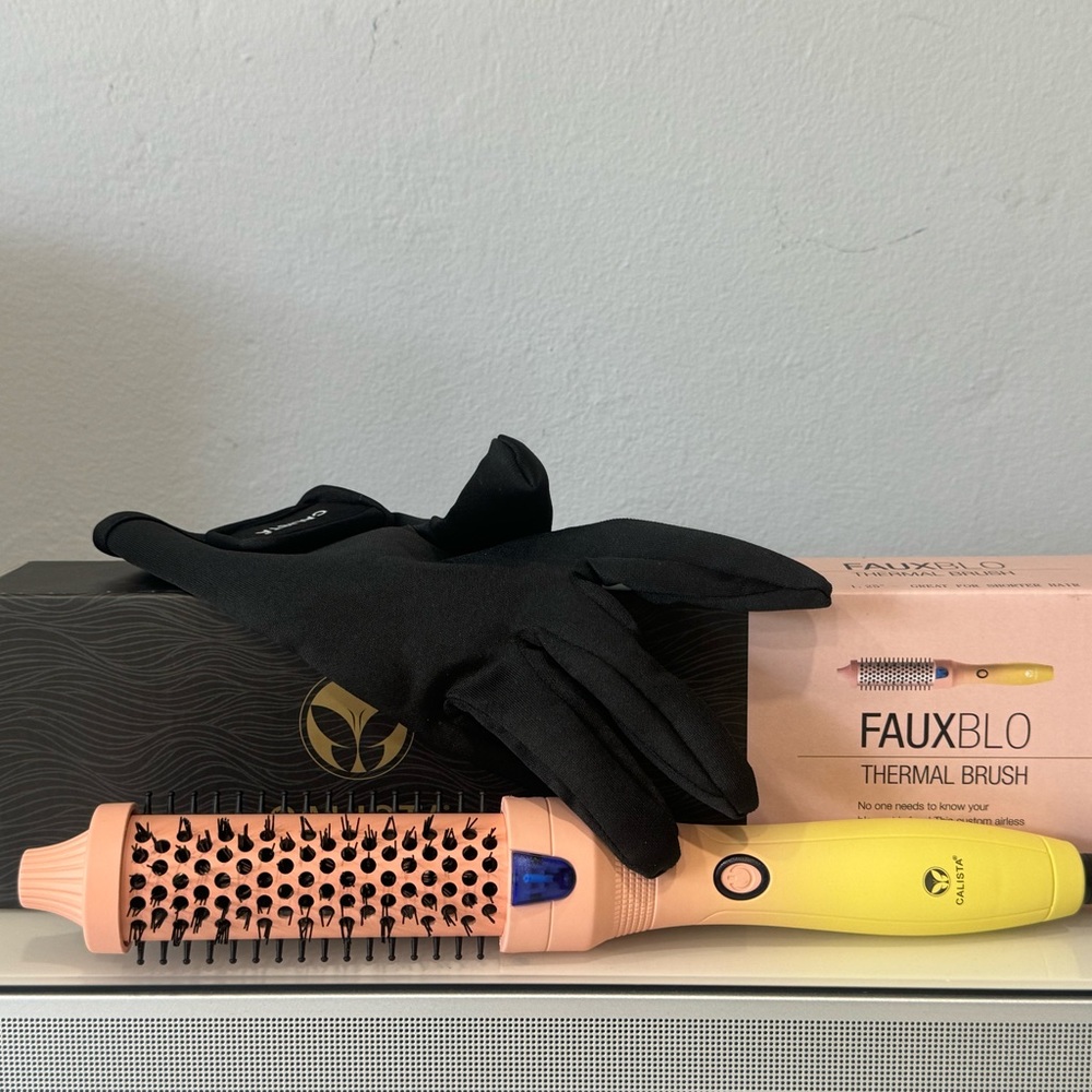 Calista FauxBlo Thermal Brush (Pink Lemonade) 1.25” Great For Short Hair